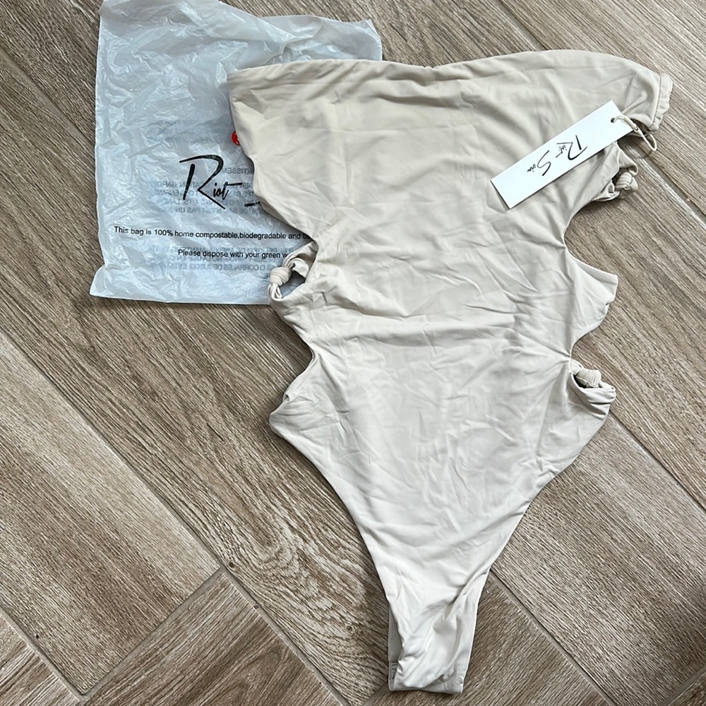 Riot Swim Oakley One Piece Swimsuit- Coconut